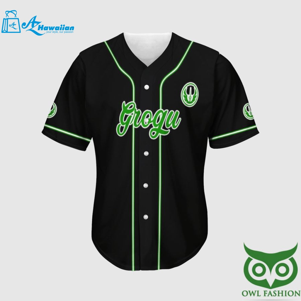 Star wars Grogu Yoda Baseball Jersey