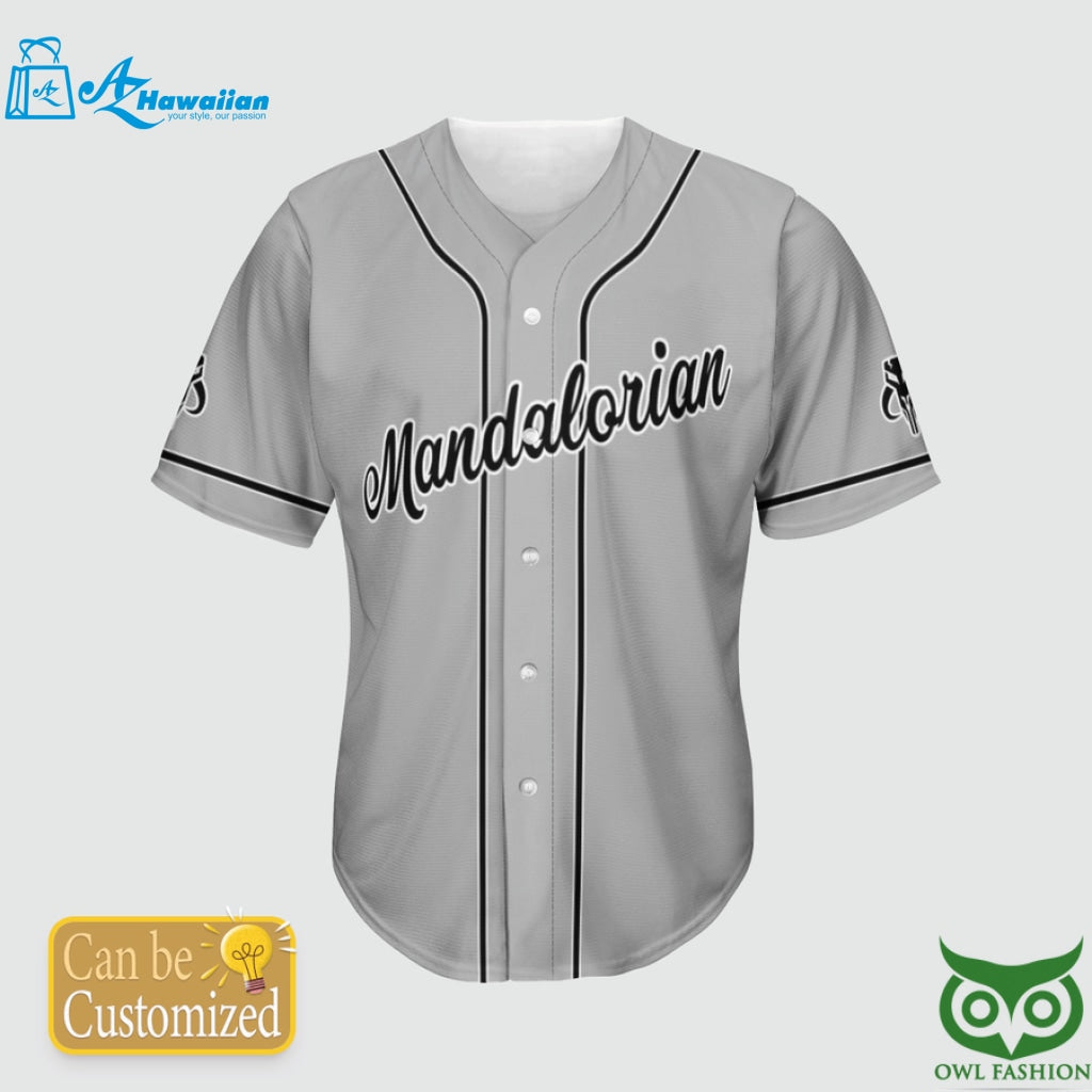 Star wars Mandalorian Baseball Jersey Custom Name