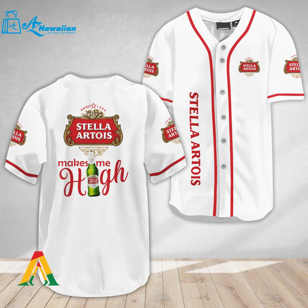 Stella Artois Make Me High Baseball Jersey