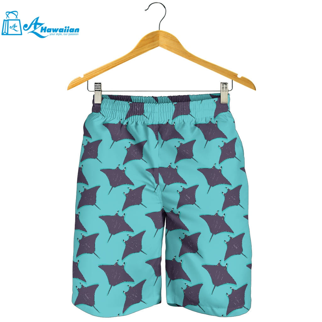 Stingray Pattern Print Design 02 Men Shorts