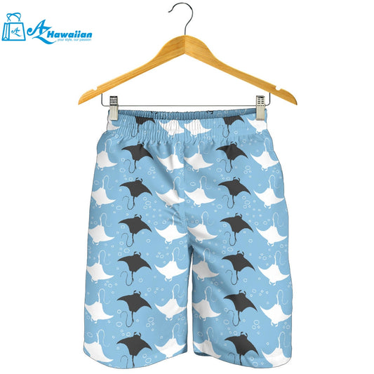 Stingray Pattern Print Design 03 Men Shorts