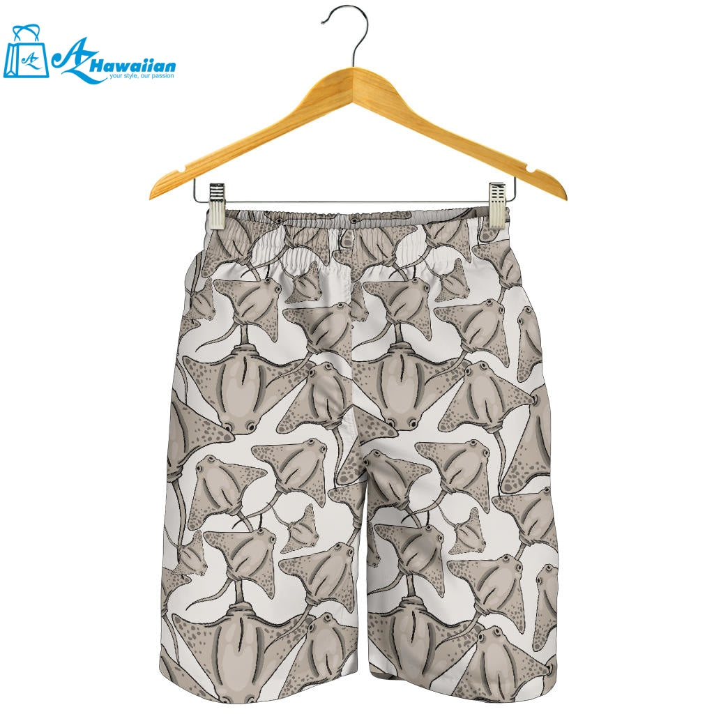 Stingray Pattern Print Design 05 Men Shorts