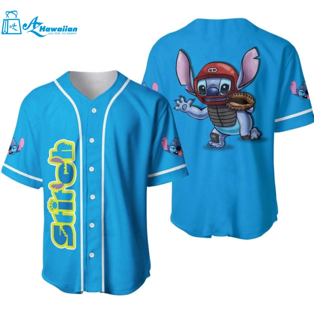 Stitch The Catcher All Over Print Baseball Jersey 