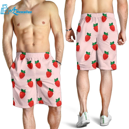 Strawberry Beautiful Pattern Men Shorts