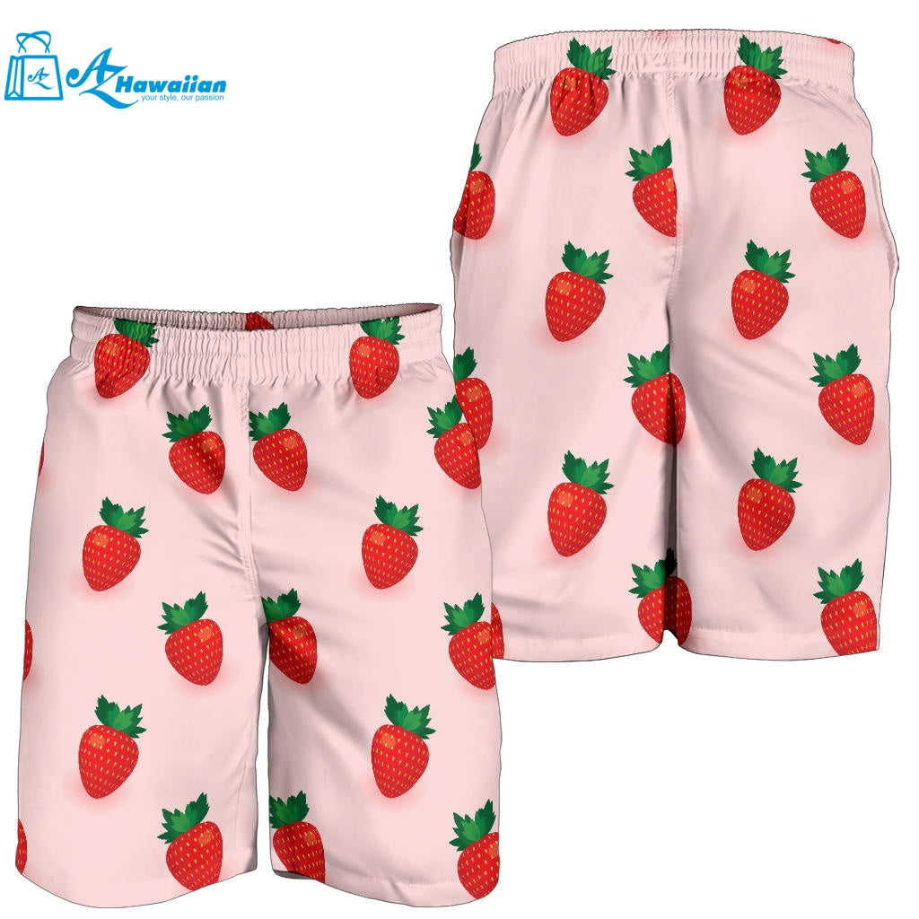 Strawberry Beautiful Pattern Men Shorts