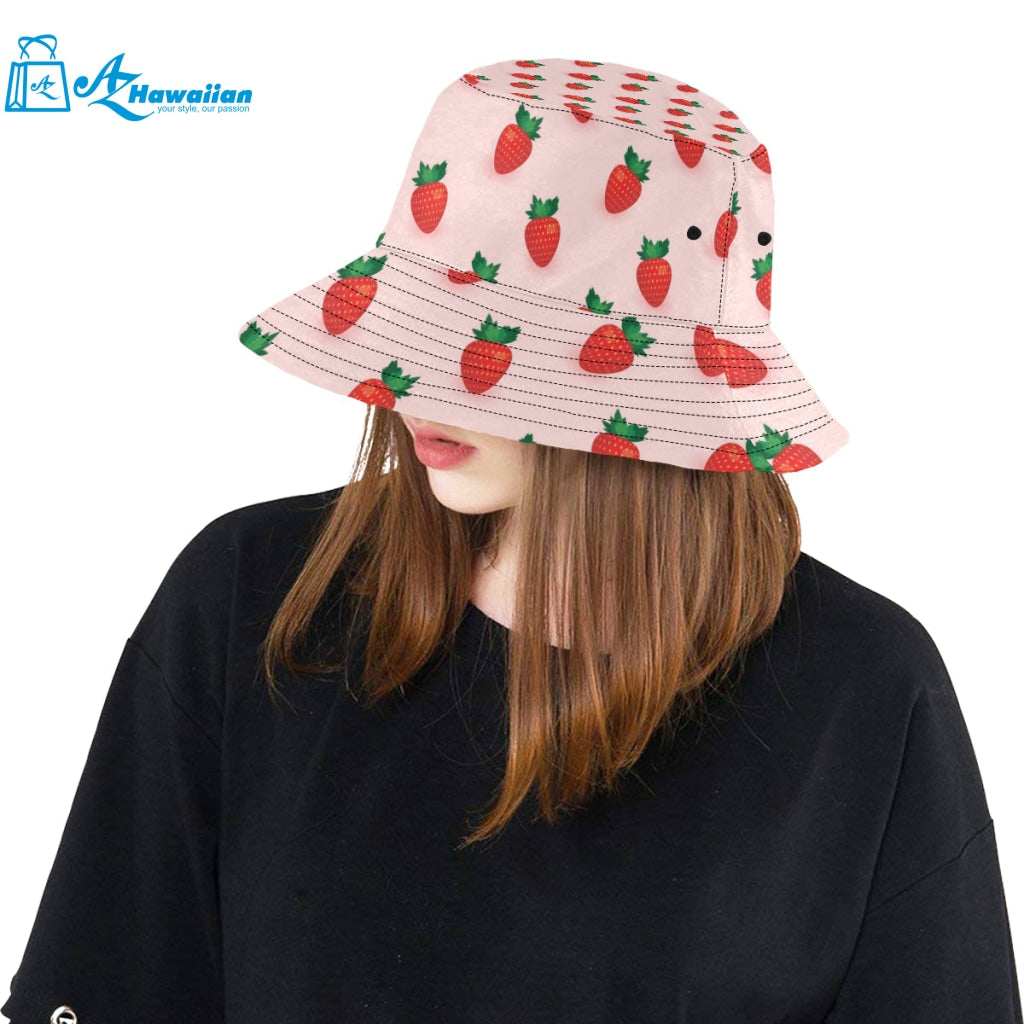 Strawberry beautiful pattern Unisex Bucket Hat