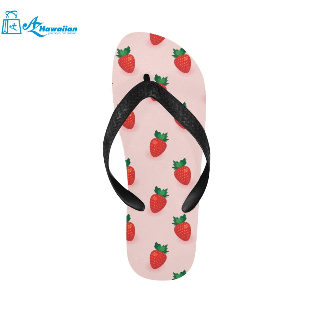 Strawberry beautiful pattern Unisex Flip Flops