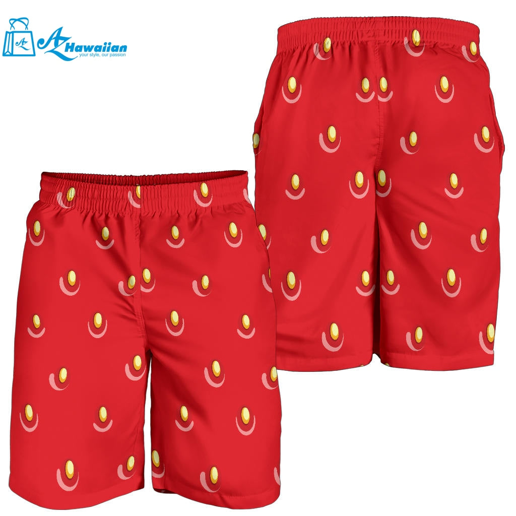 Strawberry Texture Skin Pattern Men Shorts