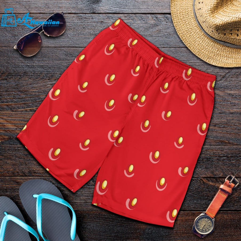 Strawberry Texture Skin Pattern Men Shorts