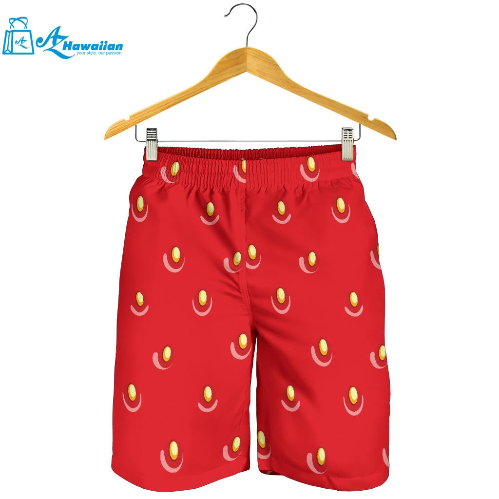 Strawberry Texture Skin Pattern Men Shorts