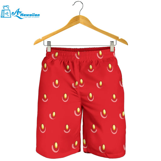 Strawberry Texture Skin Pattern Men Shorts