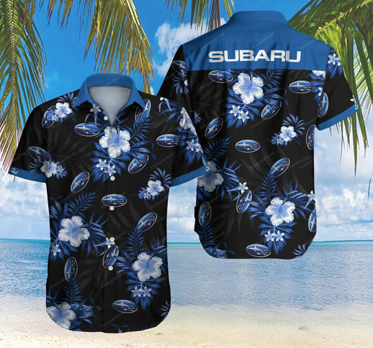 Subaru Hawaiian Graphic Print Short Sleeve 