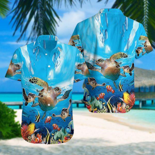 Sea Turtle Hawaiian Shirt | For Men & Women | Adult | HW4448