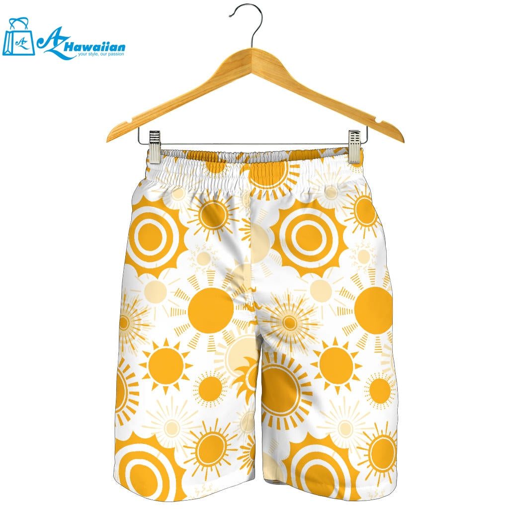 Sun Design Pattern Men Shorts