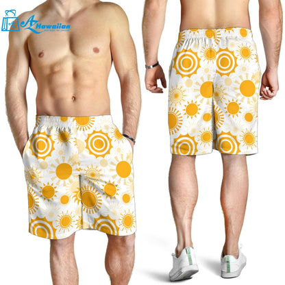 Sun Design Pattern Men Shorts