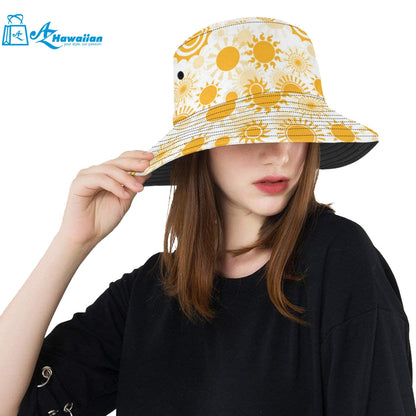 Sun design pattern Unisex Bucket Hat