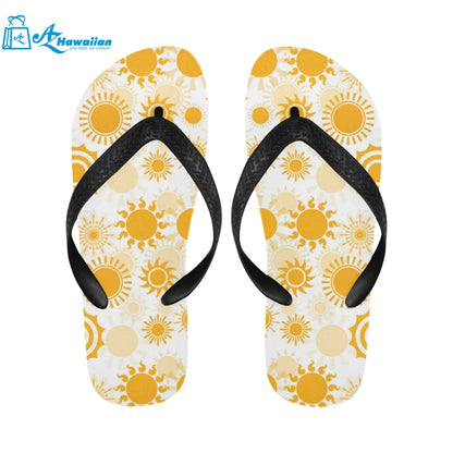 Sun design pattern Unisex Flip Flops