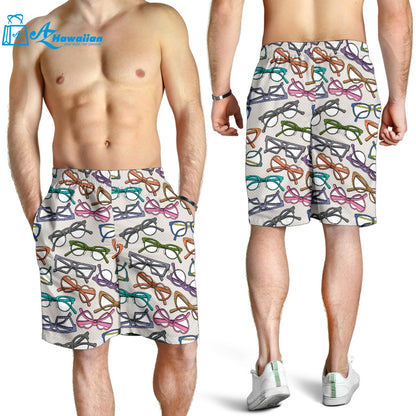 Sun Glasses Pattern Print Design 01 Men Shorts