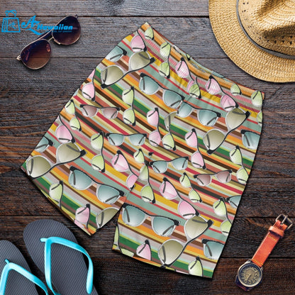 Sun Glasses Pattern Print Design 02 Men Shorts