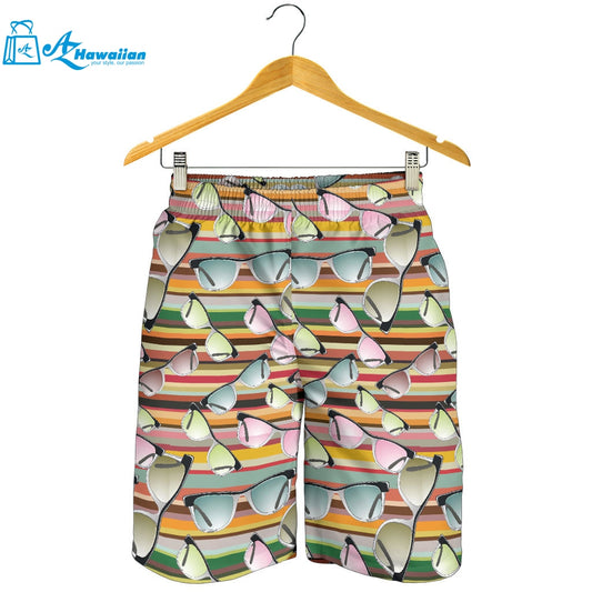 Sun Glasses Pattern Print Design 02 Men Shorts