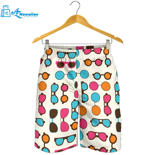 Sun Glasses Pattern Print Design 03 Men Shorts