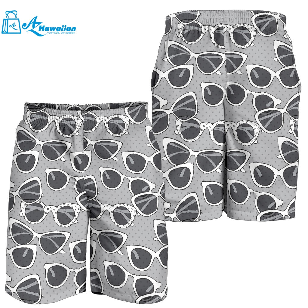 Sun Glasses Pattern Print Design 04 Men Shorts