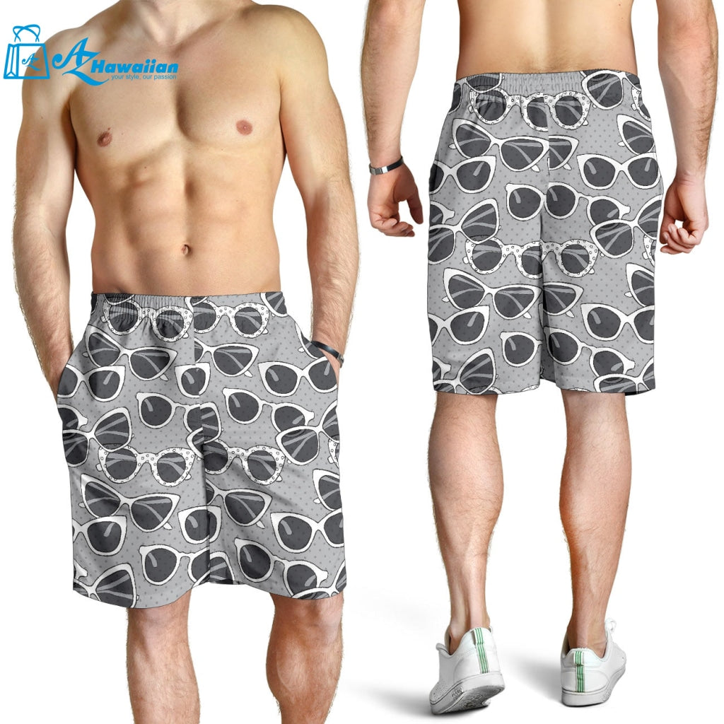 Sun Glasses Pattern Print Design 04 Men Shorts