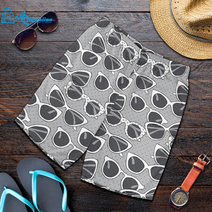 Sun Glasses Pattern Print Design 04 Men Shorts