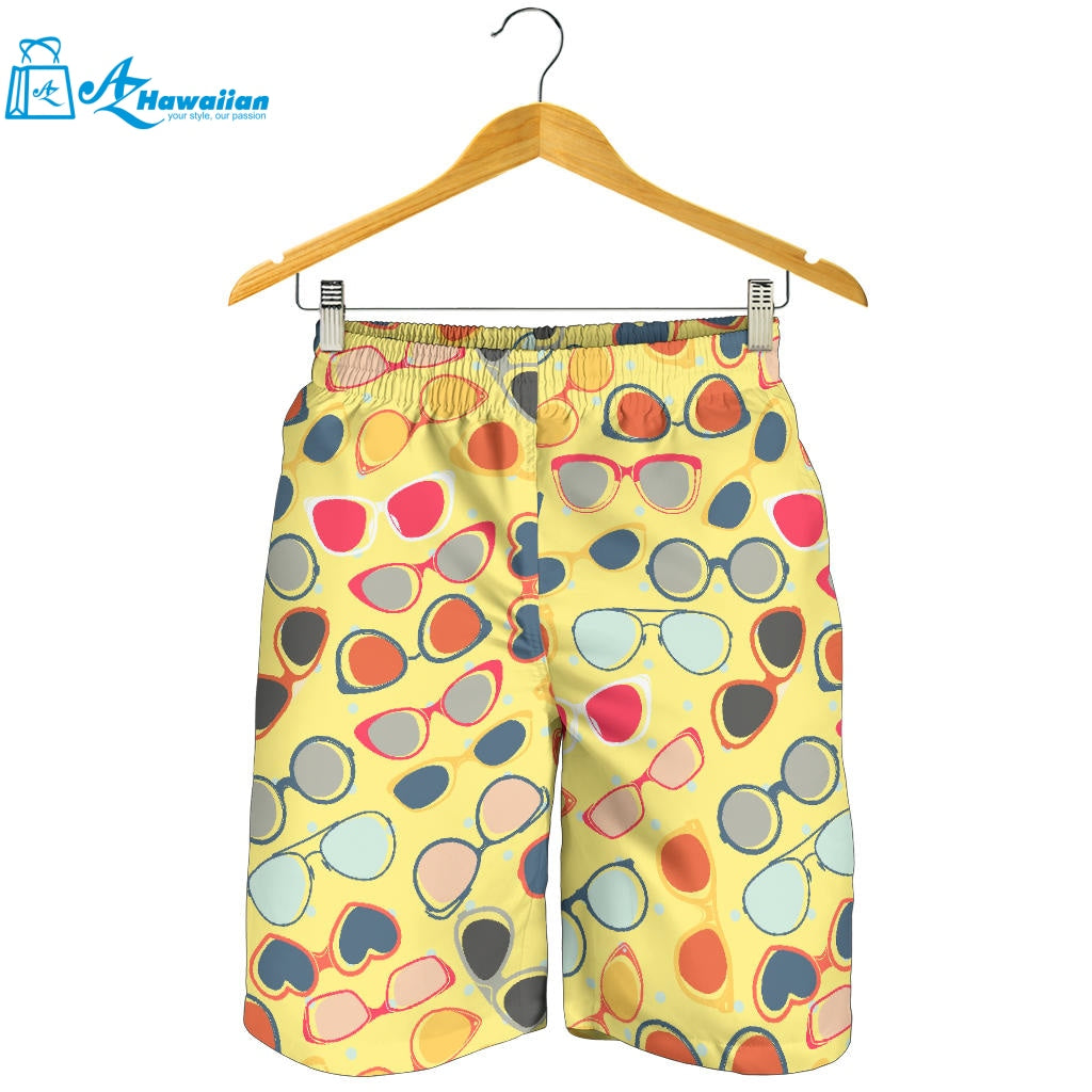 Sun Glasses Pattern Print Design 05 Men Shorts