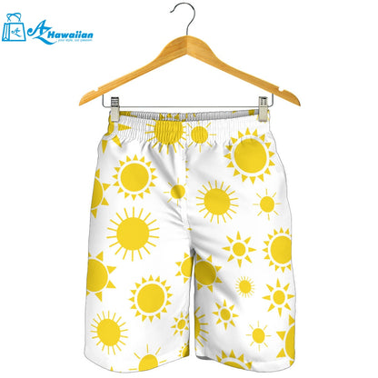 Sun Pattern Men Shorts