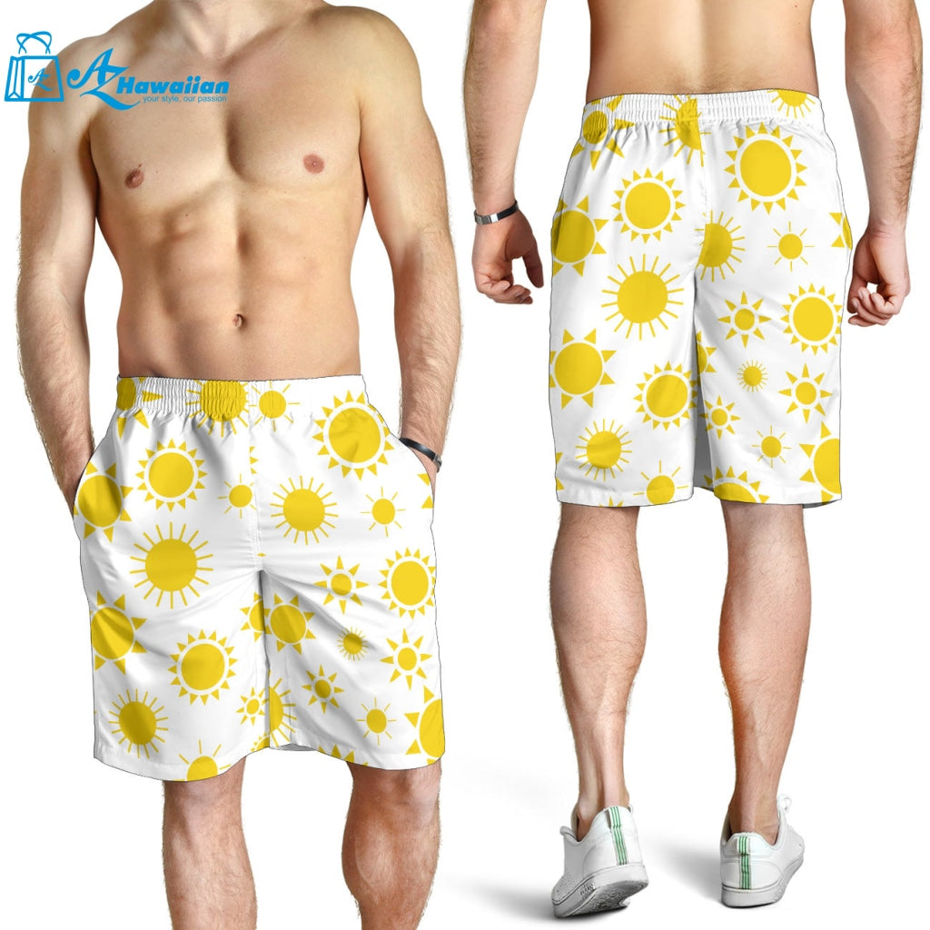 Sun Pattern Men Shorts