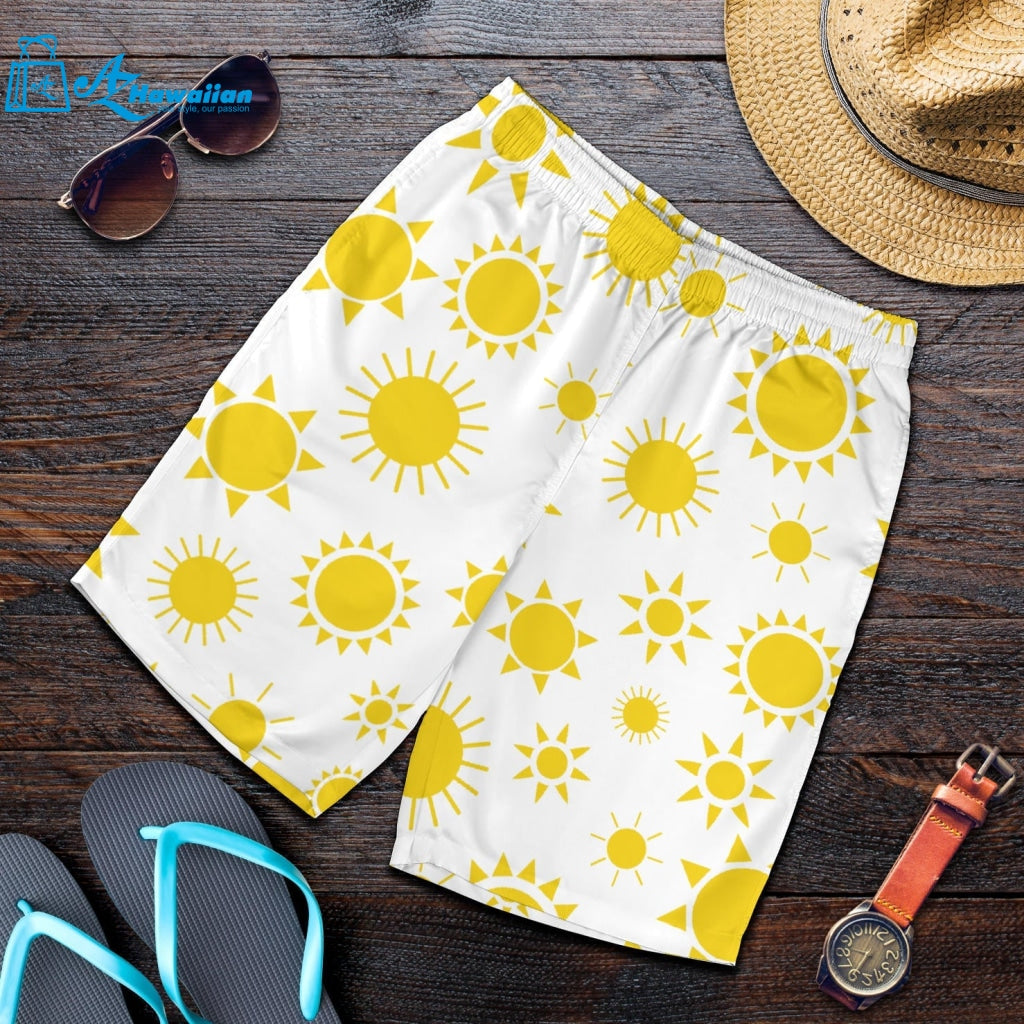 Sun Pattern Men Shorts