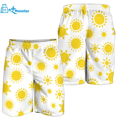 Sun Pattern Men Shorts