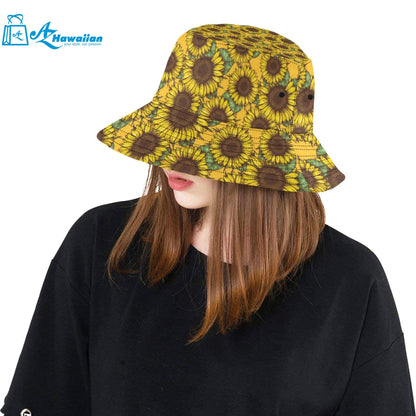 Sunflower pattern Unisex Bucket Hat