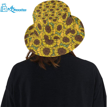 Sunflower pattern Unisex Bucket Hat