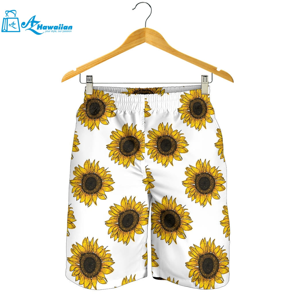 Sunflowers Design Pattern Men Shorts