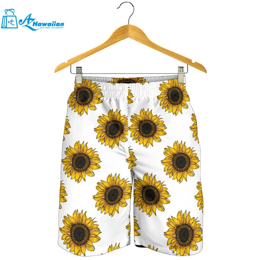 Sunflowers Design Pattern Men Shorts