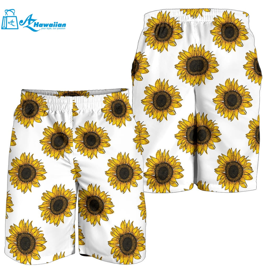 Sunflowers Design Pattern Men Shorts