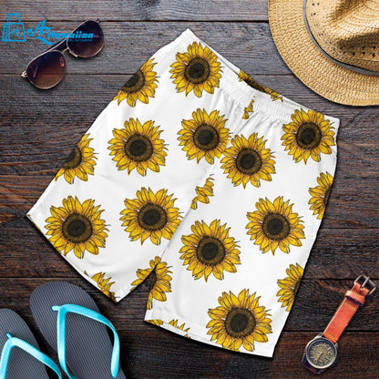 Sunflowers Design Pattern Men Shorts