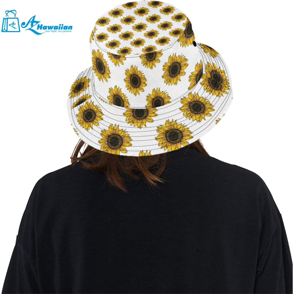 sunflowers design pattern Unisex Bucket Hat