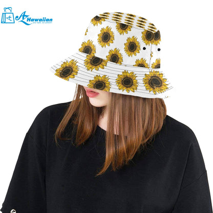 sunflowers design pattern Unisex Bucket Hat