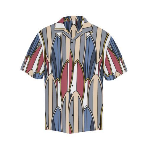 Surf Board Pattern Hawaiian Shirt