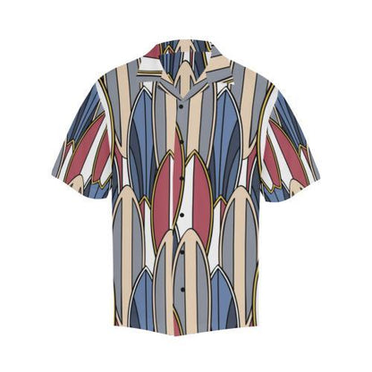 Surf Board Pattern Hawaiian Shirt
