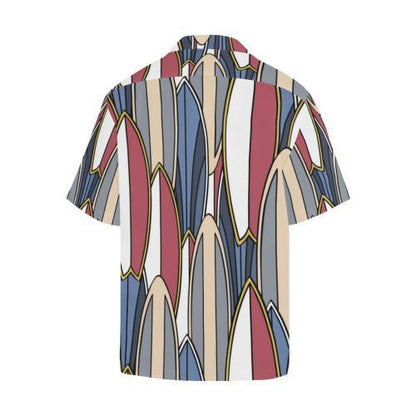 Surf Board Pattern Hawaiian Shirt