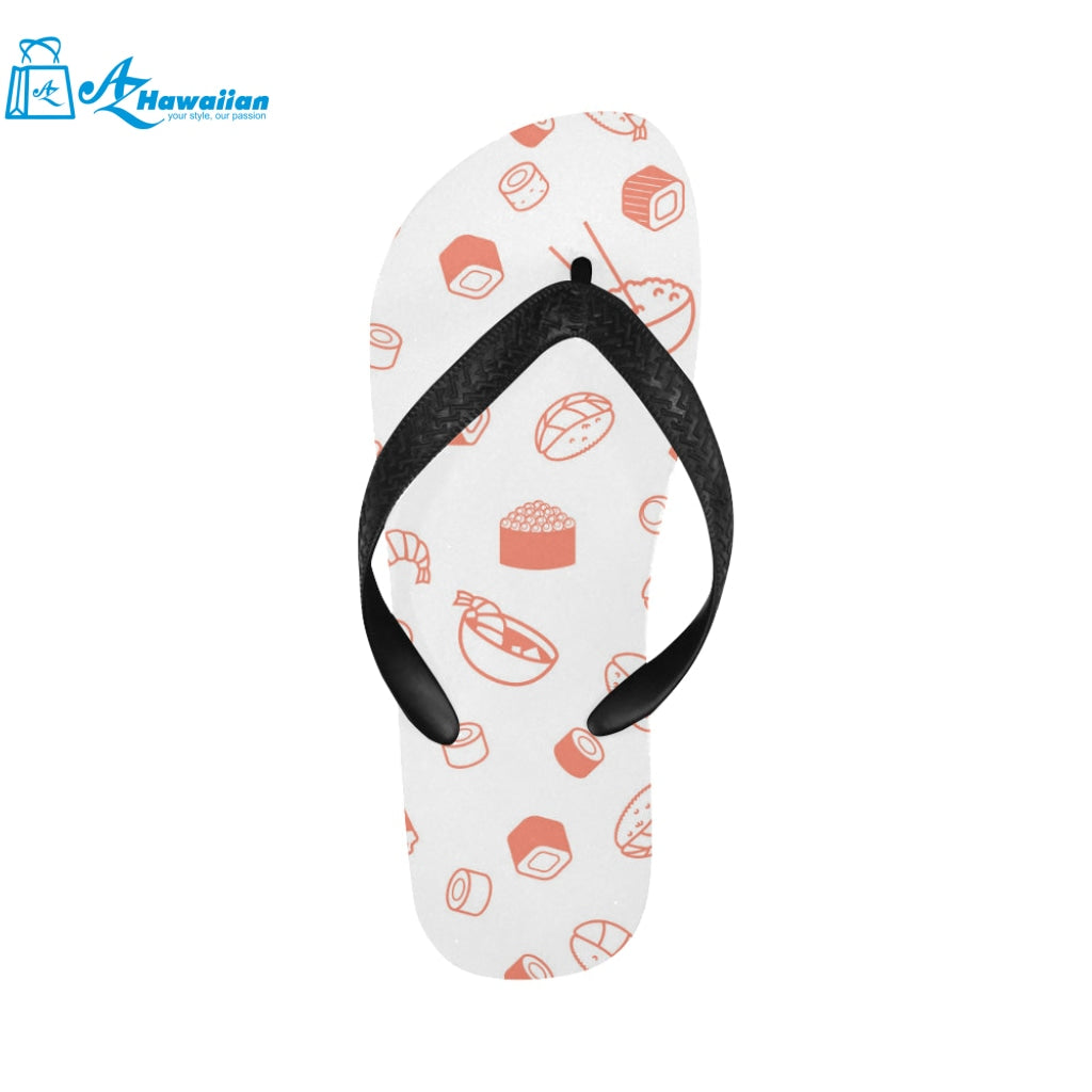 Sushi pattern Unisex Flip Flops