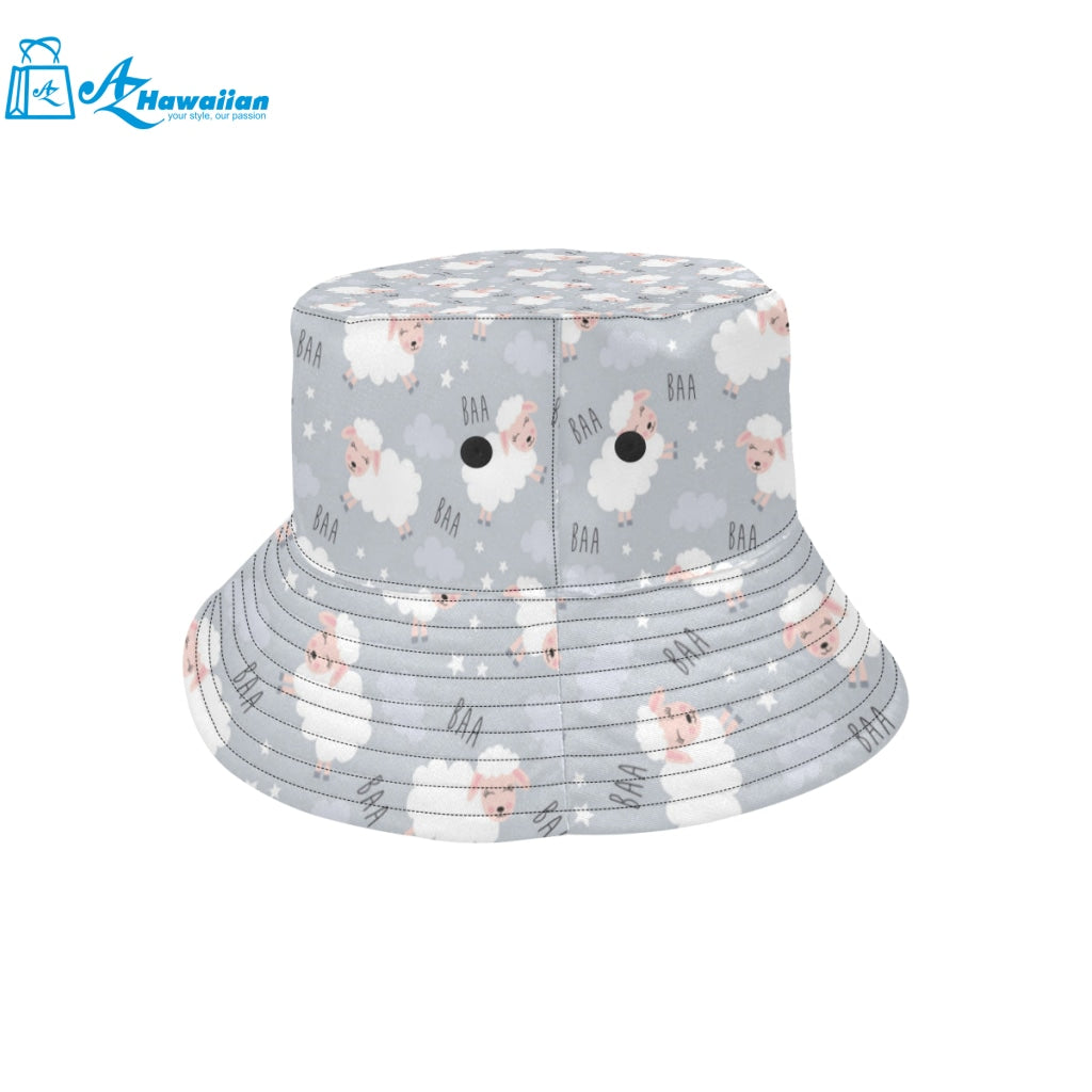 Sweet dreams sheep pattern Unisex Bucket Hat