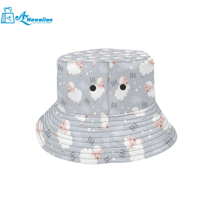 Sweet dreams sheep pattern Unisex Bucket Hat