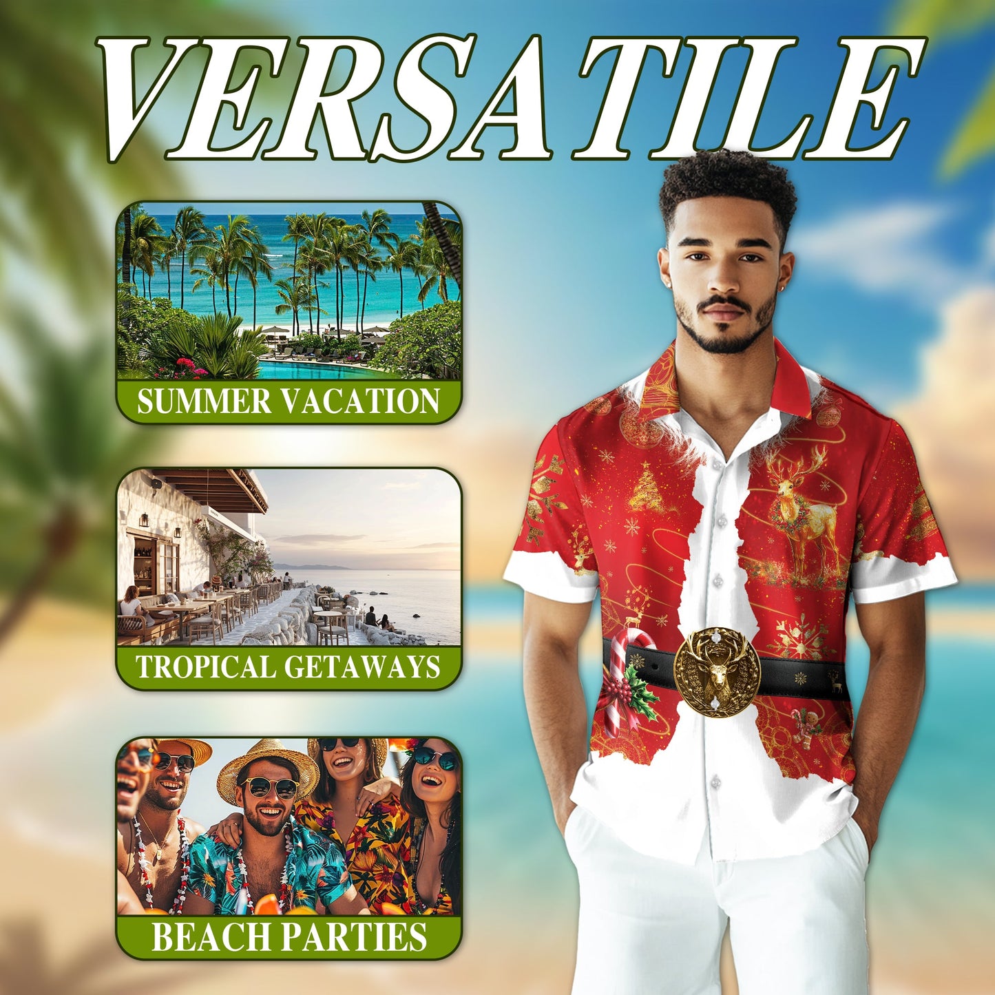Synthesizer Synth Techno Music Hawaiian Shirt for Men, Button Down Aloha Shirt - Azhawaiian