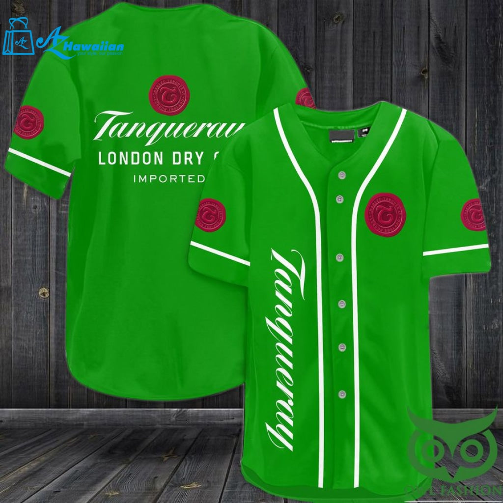 Tanqueray London Dry Gin Baseball Jersey Shirt