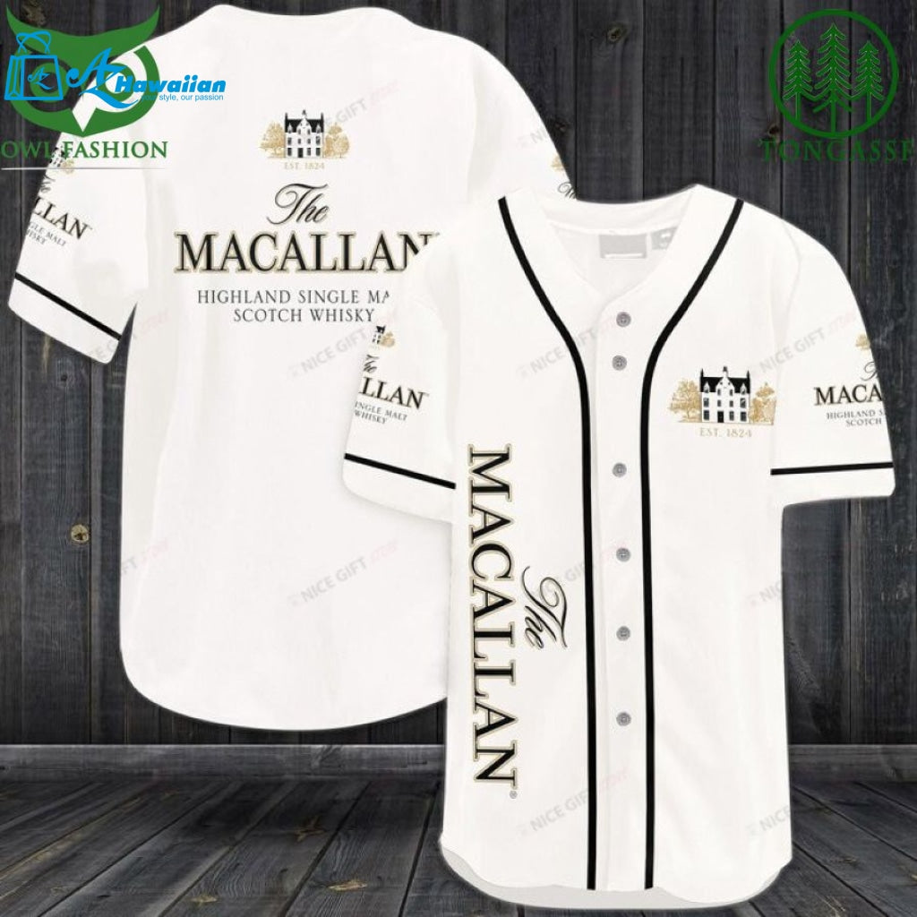 The Macallan Baseball Jersey Shirt